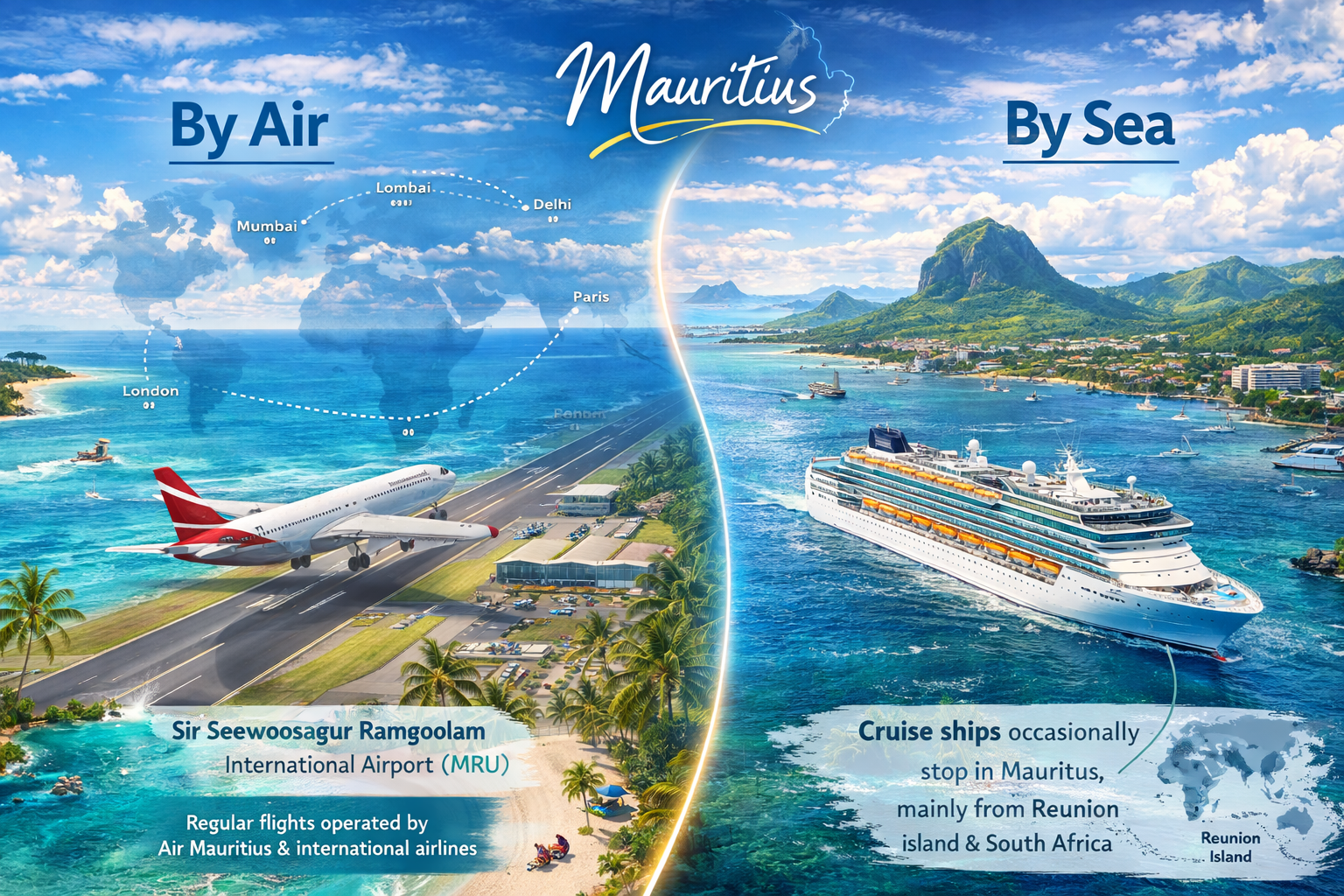 How to Reach Mauritius